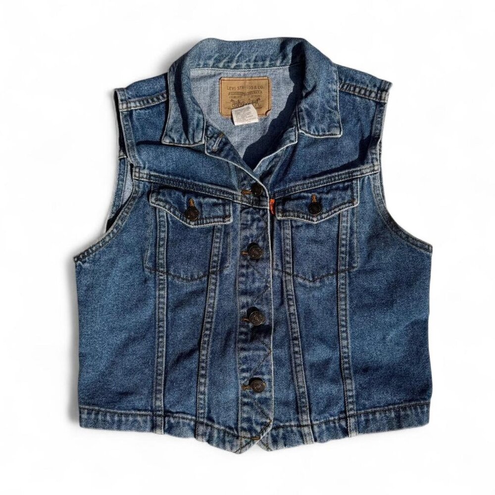 Levi’s Dark Wash Denim Vest
